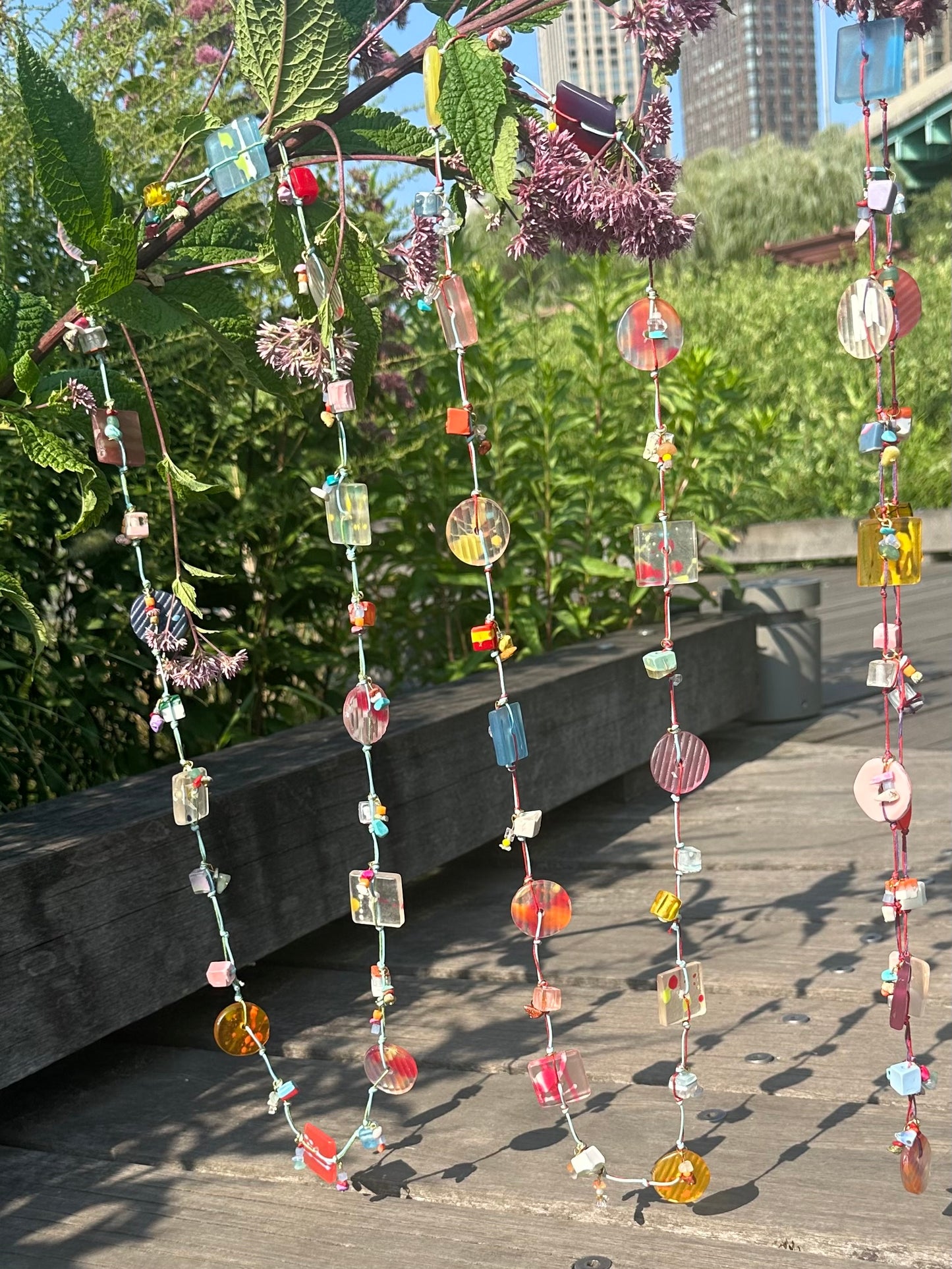 Multicolor String Necklace