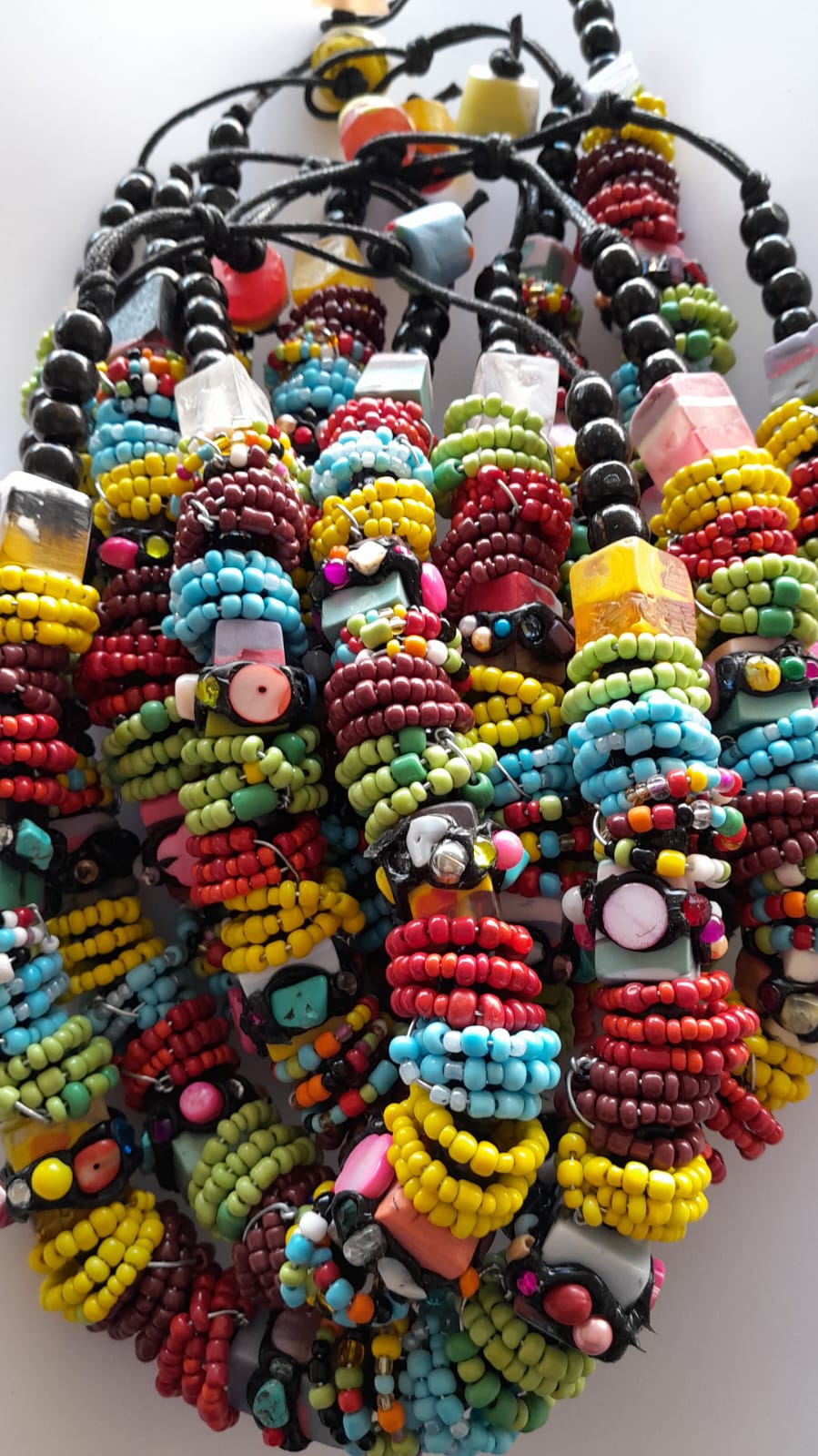 Ndebele Style  Multicolor  Bead Necklace