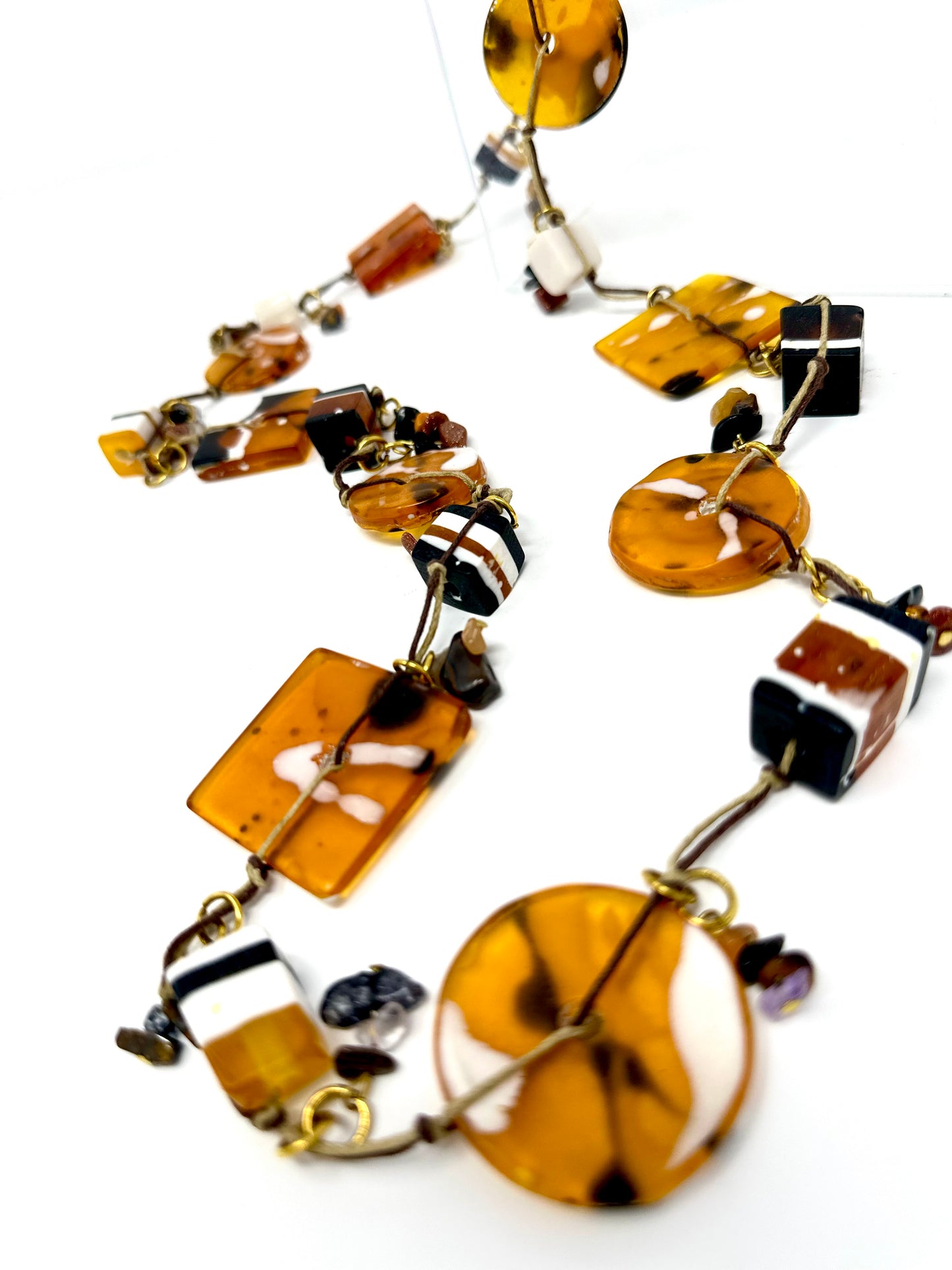Wildlife Leopard String Necklace