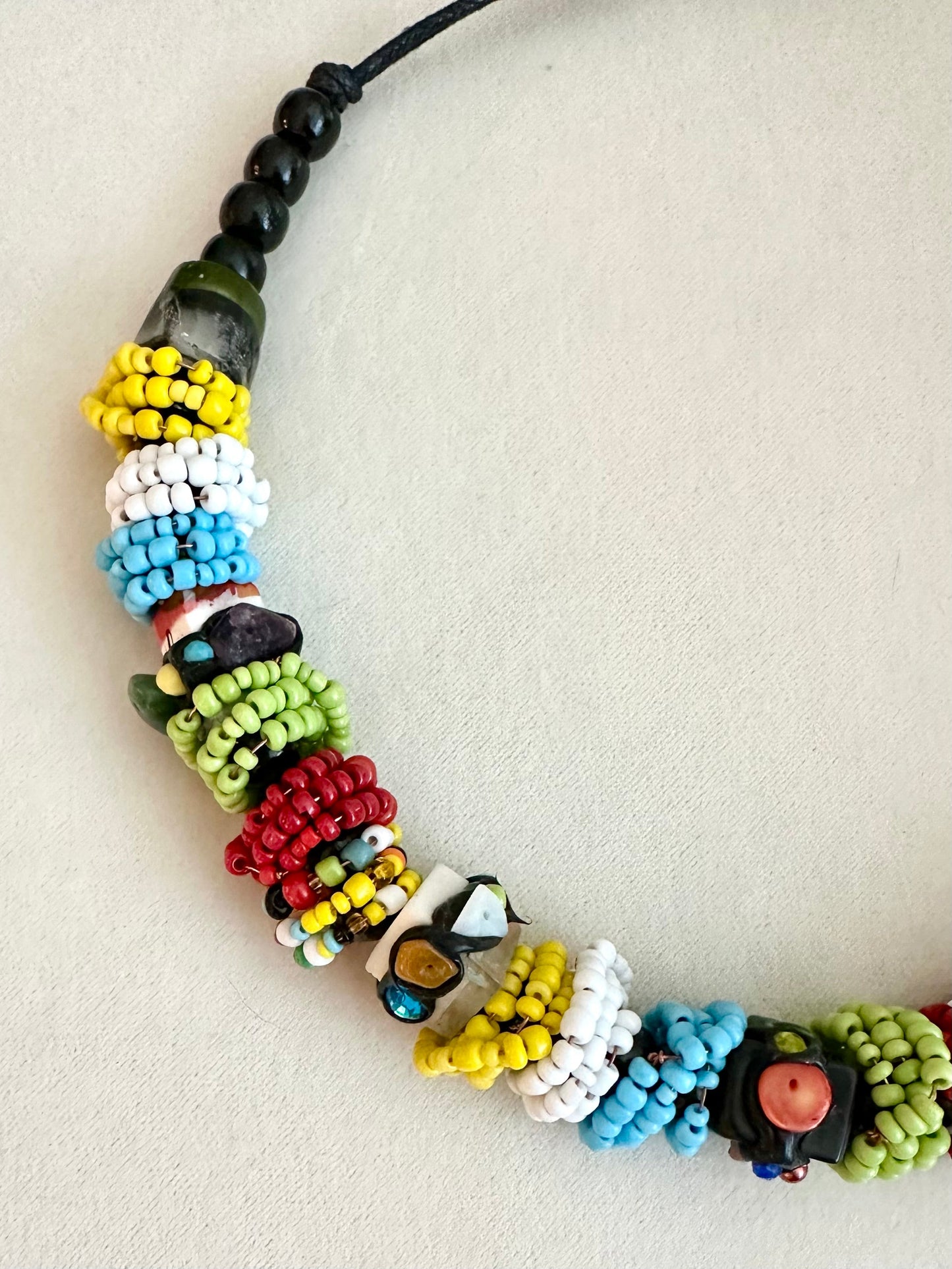 Ndebele Style  Multicolor  Bead Necklace