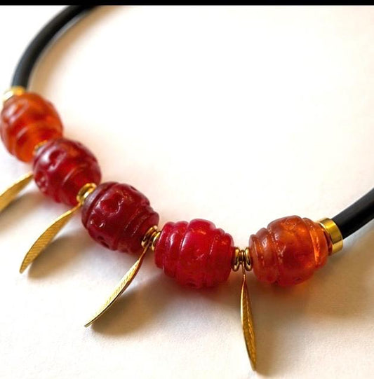 Necklace Resin Trade Bead